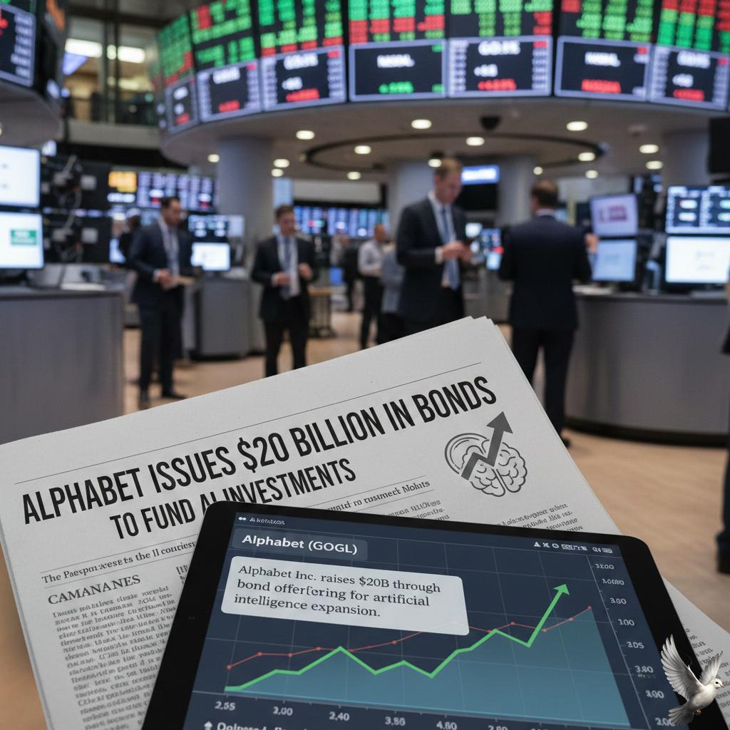 Alphabet Issues $20 Billion in Bonds to Fund AI Investments
