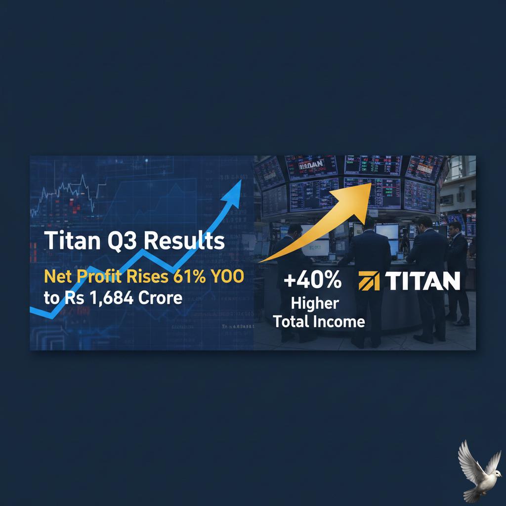 Titan Q3 Results: Net Profit Rises 61% YoY to Rs 1,684 Crore on 40% Higher Total Income
