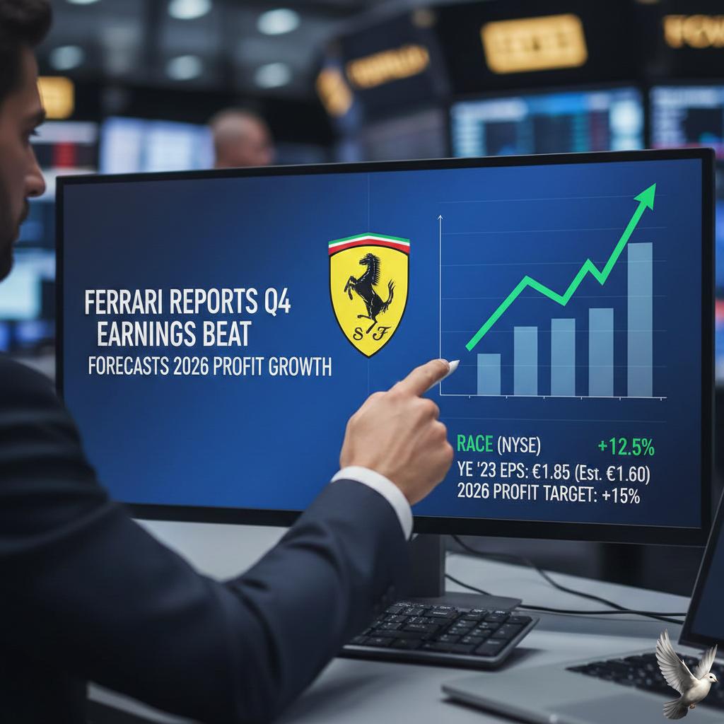 Ferrari Reports Q4 Earnings Beat and Forecasts 2026 Profit Growth