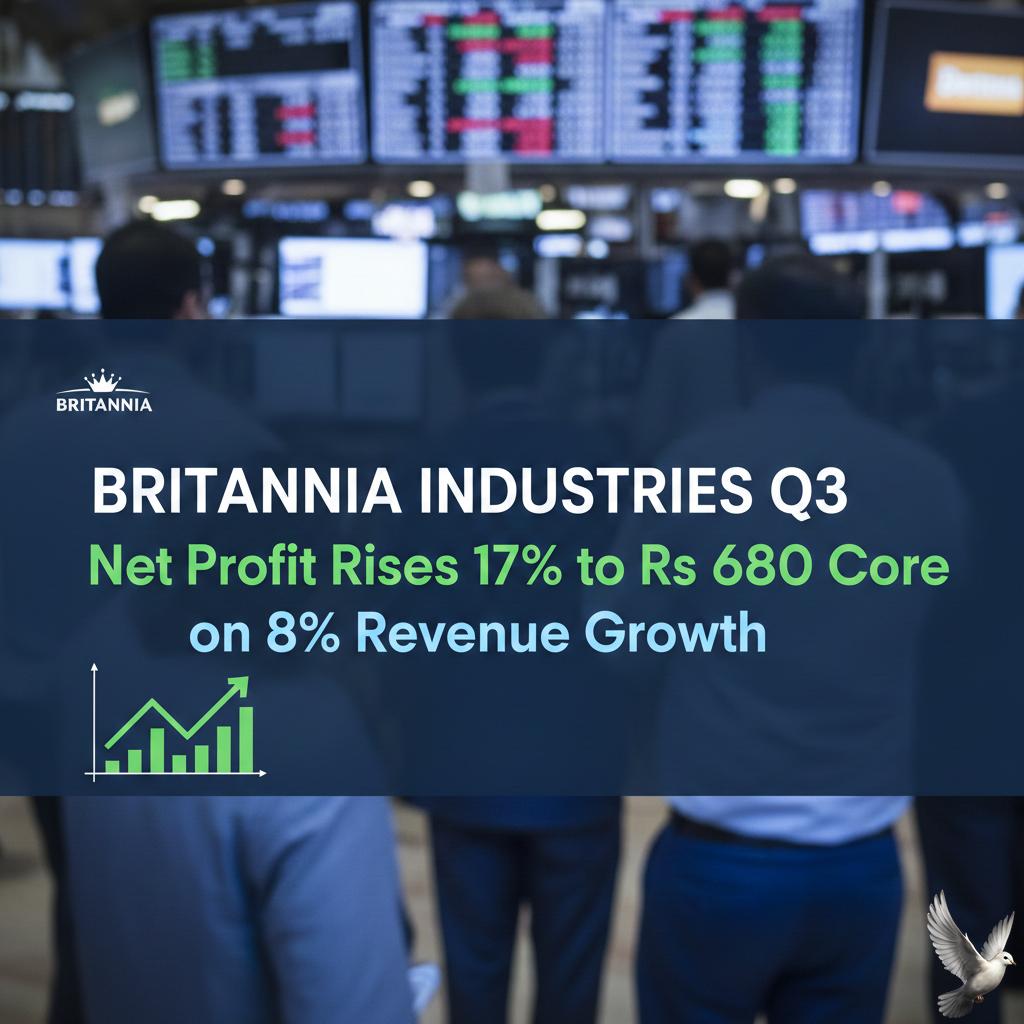 Britannia Industries Q3: Net Profit Rises 17% to Rs 680 Crore on 8% Revenue Growth