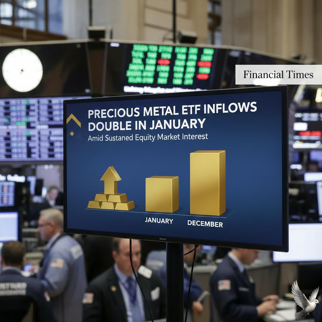 Precious Metal ETF Inflows Double in January Amid Sustained Equity Market Interest