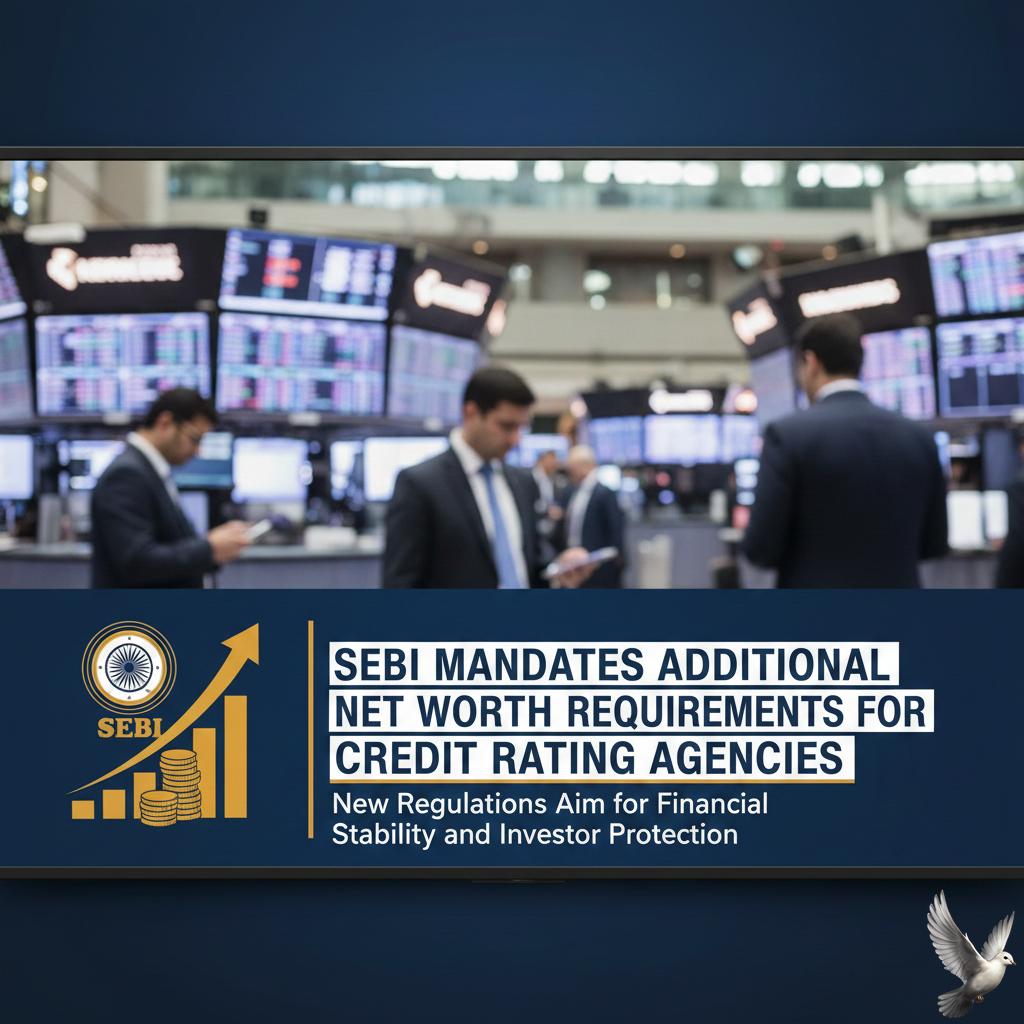 SEBI Mandates Additional Net Worth Requirements for Credit Rating Agencies