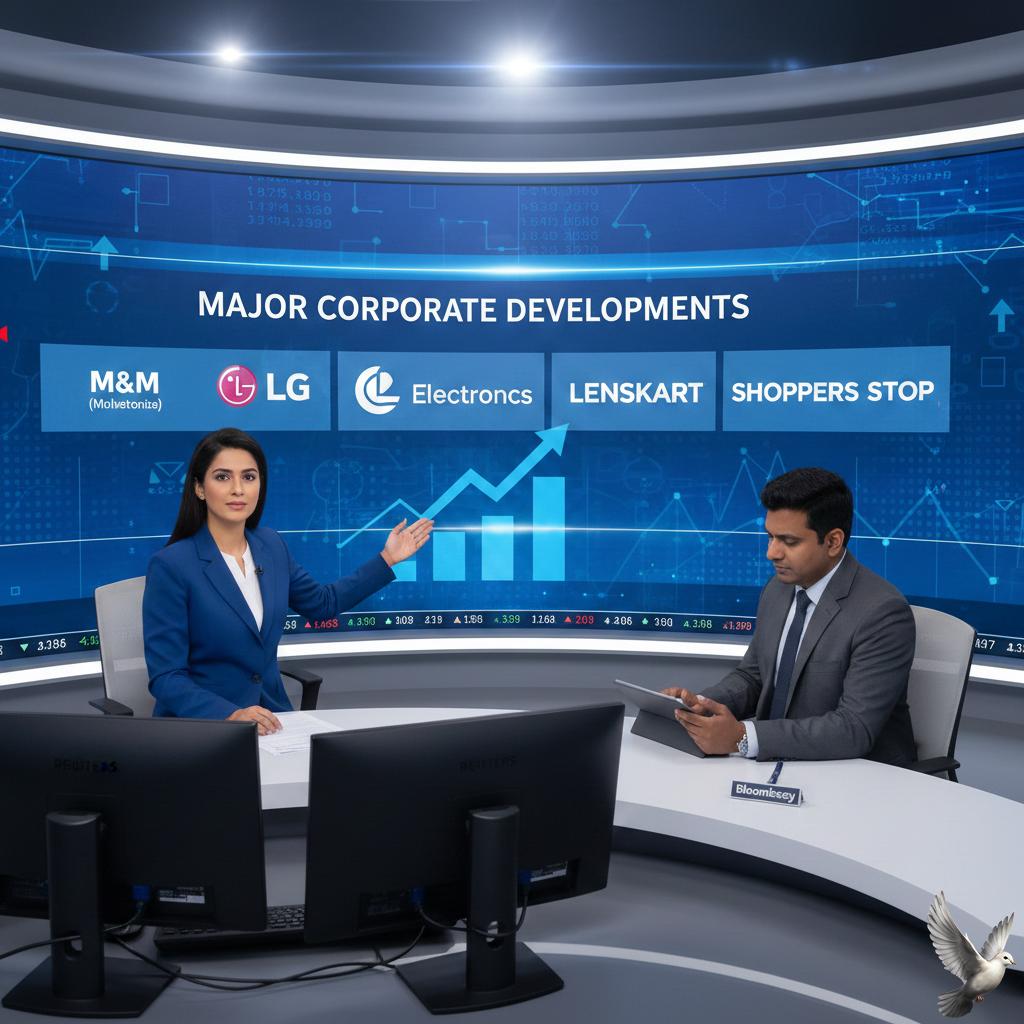 Major Corporate Developments: M&M, LG, Lenskart, BHEL, Titan, and Shoppers Stop