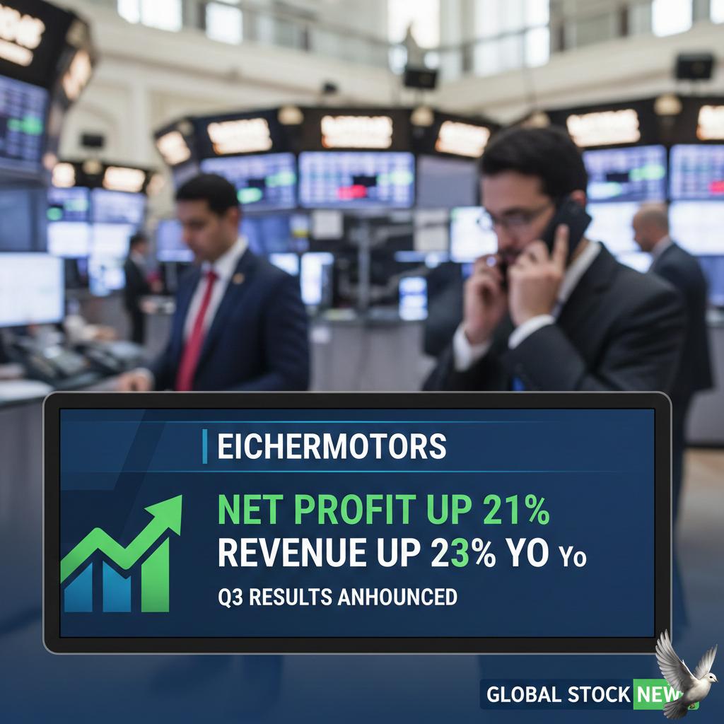 Eicher Motors Q3 Results: Net Profit Up 21% and Revenue Up 23% YoY