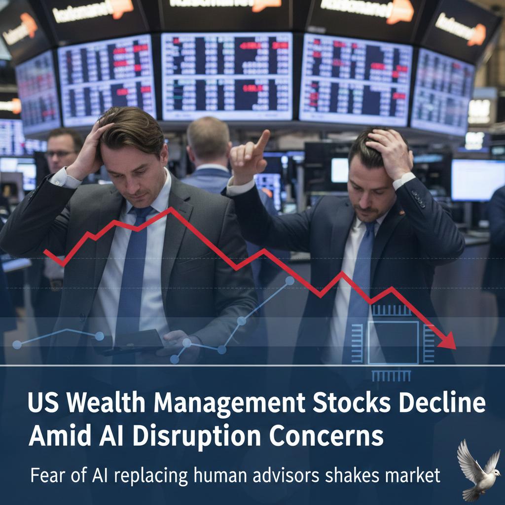 US Wealth Management Stocks Decline Amid AI Disruption Concerns