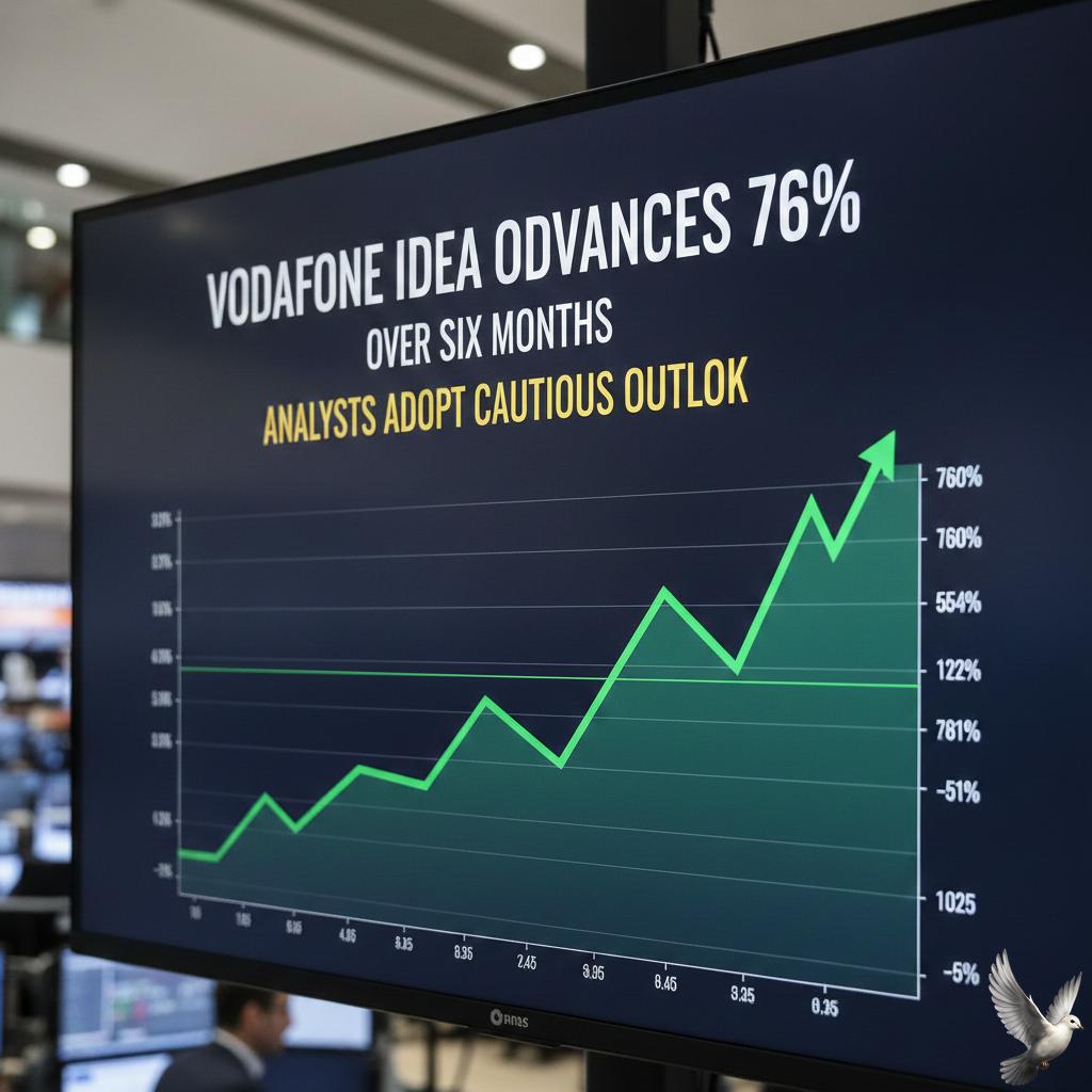 Vodafone Idea Advances 76% Over Six Months as Analysts Adopt Cautious Outlook