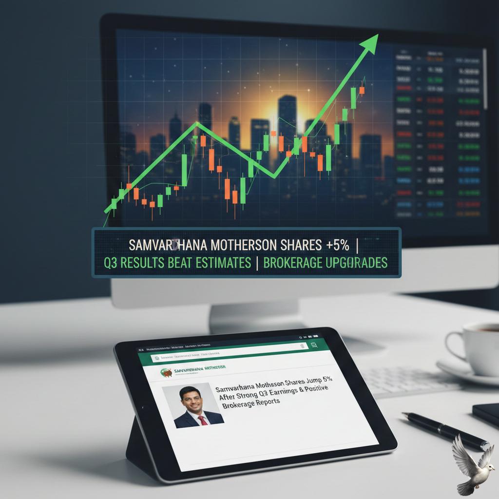 Samvardhana Motherson Shares Rise 5% Following Q3 Results and Brokerage Reports