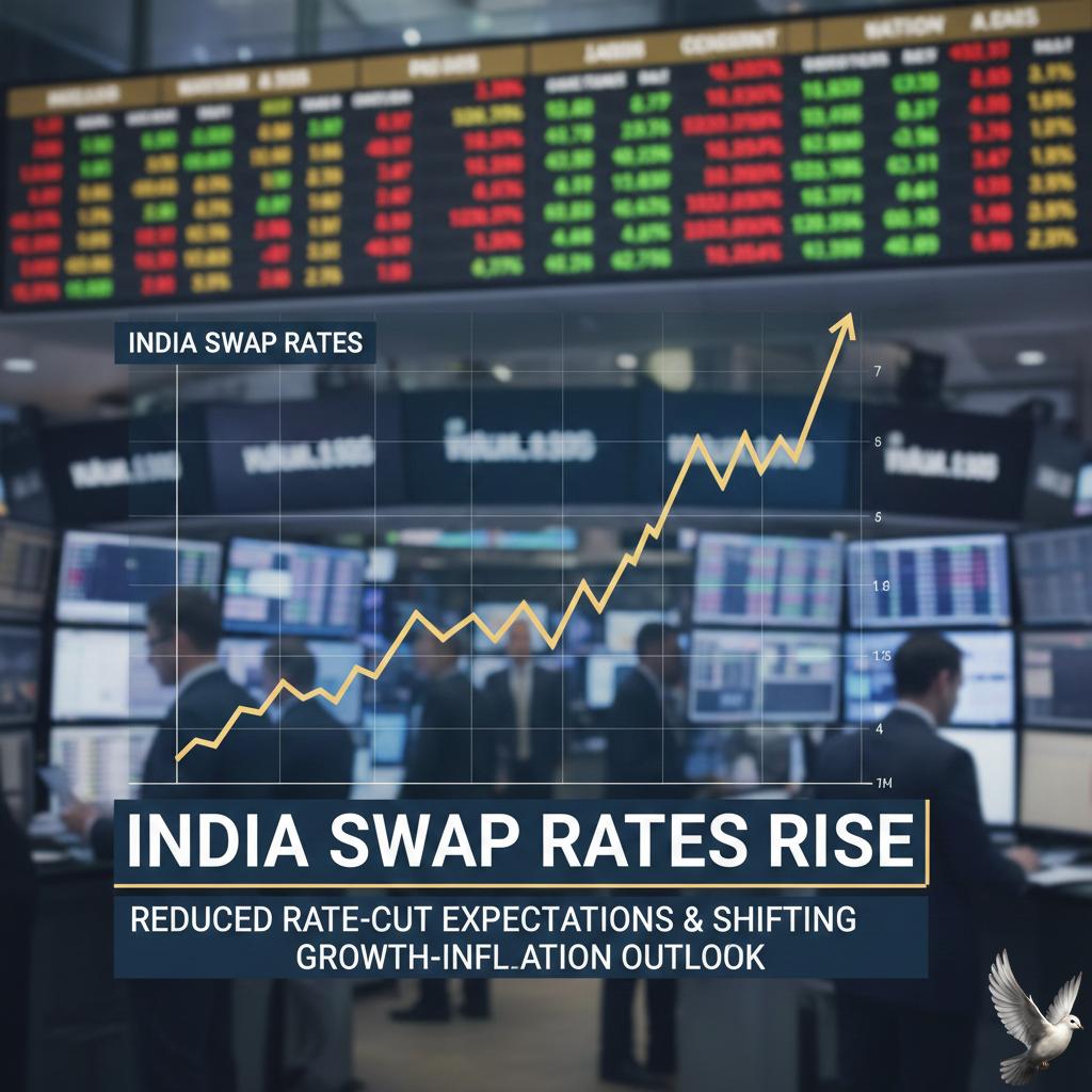 India Swap Rates Rise on Reduced Rate-Cut Expectations and Shifting Growth-Inflation Outlook