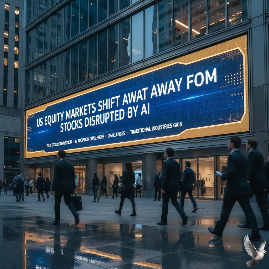 **US Equity Markets Shift Away From Stocks Disrupted by AI**