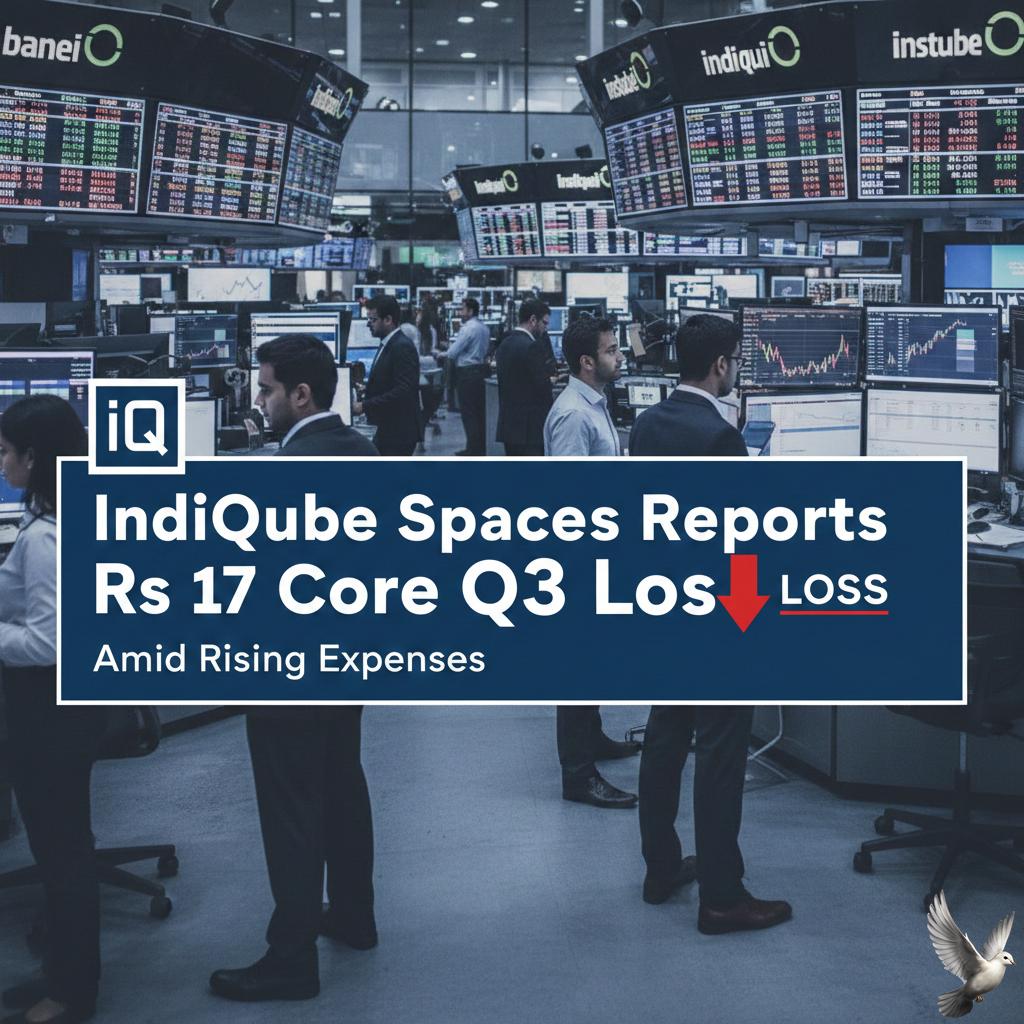 IndiQube Spaces Reports Rs 17 Crore Q3 Loss Amid Rising Expenses