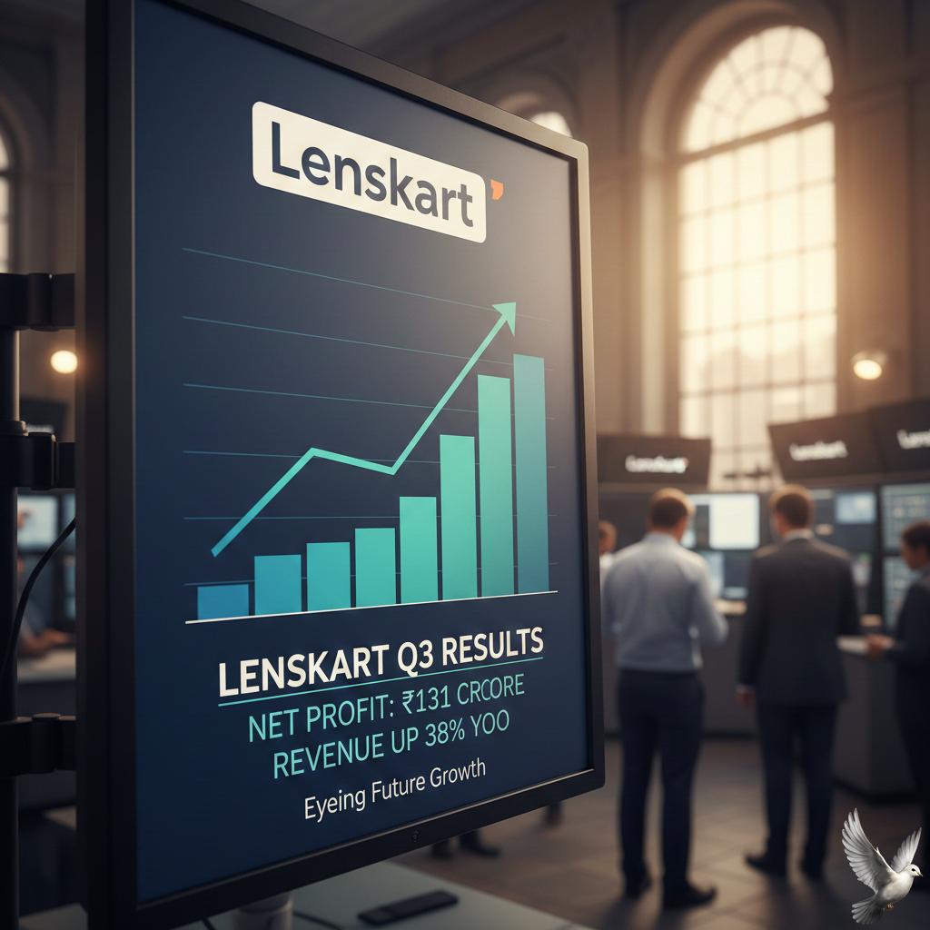 Lenskart Q3 Results: Net Profit Reaches Rs 131 Crore as Revenue Grows 38% YoY
