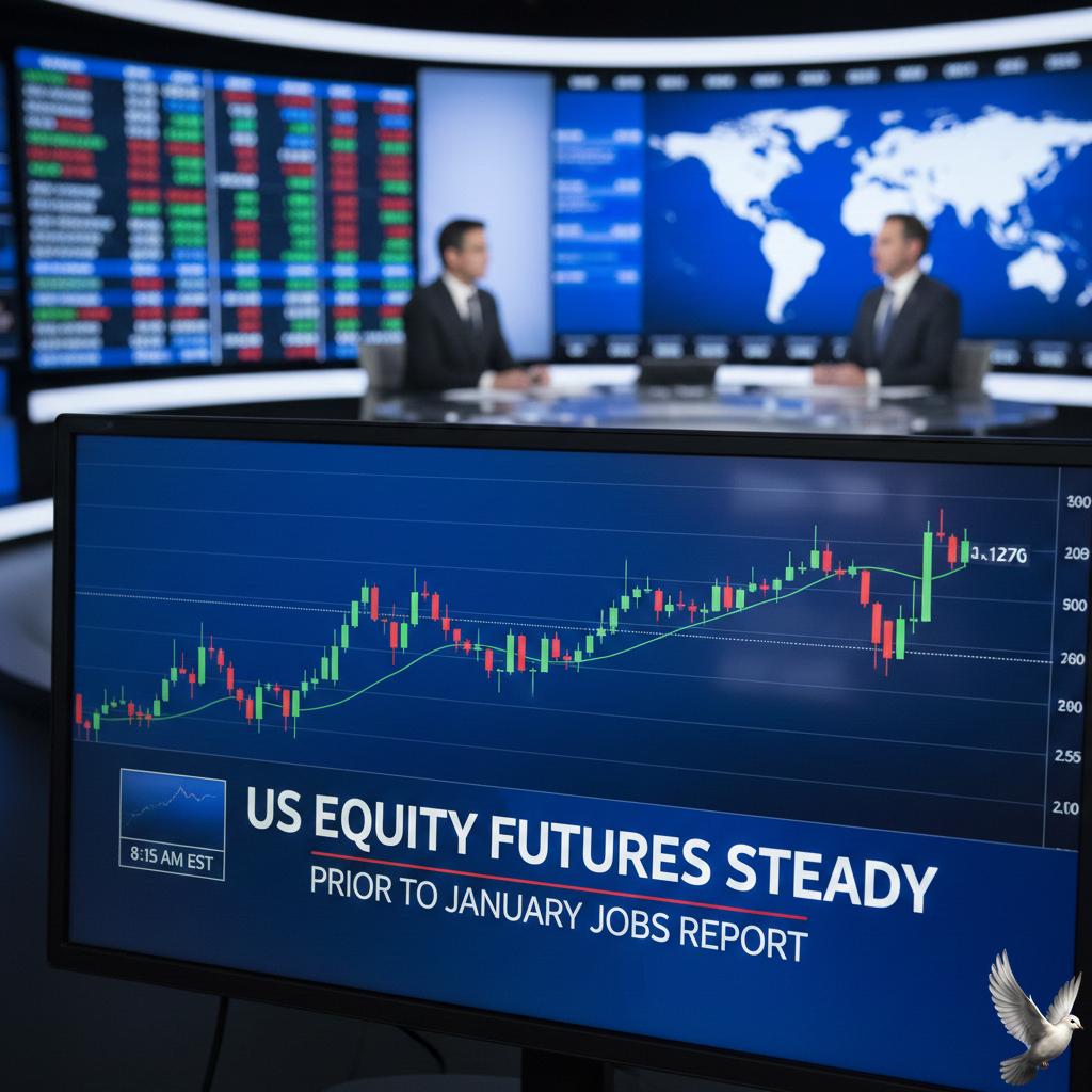 US Equity Futures Steady Prior to January Jobs Report