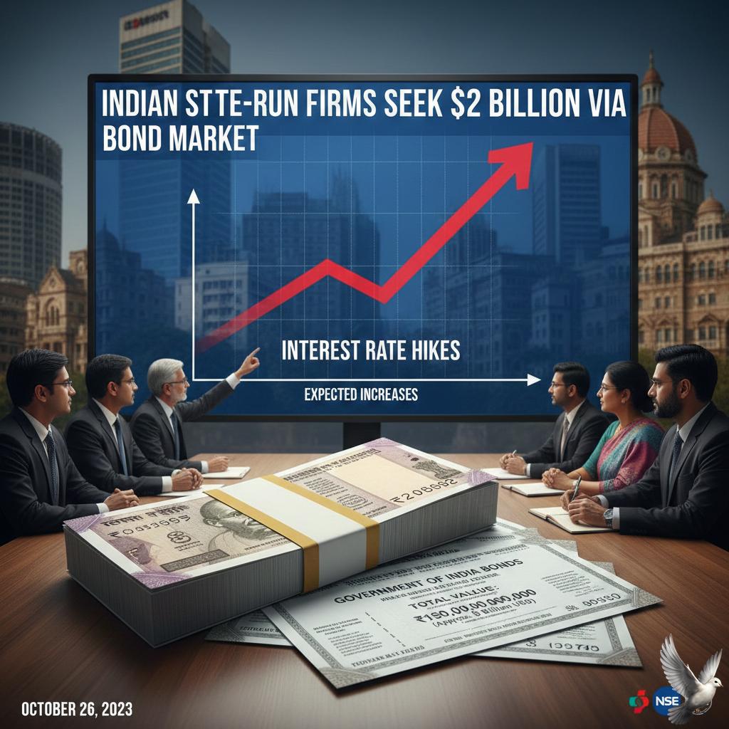 Indian State-Run Firms Seek $2 Billion via Bond Market Amid Expected Interest Rate Hikes
