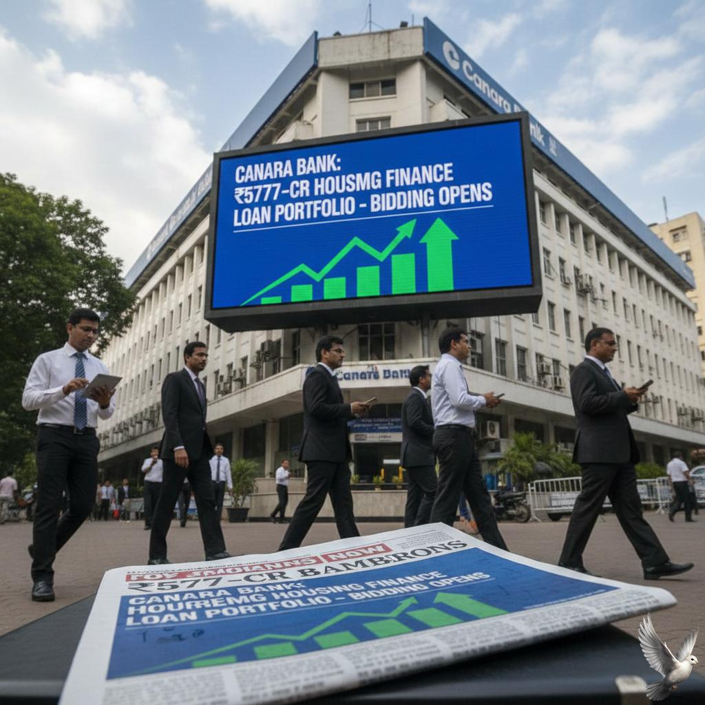 Canara Bank Opens Bidding for ₹577-Crore Supreme Housing Finance Loan Portfolio