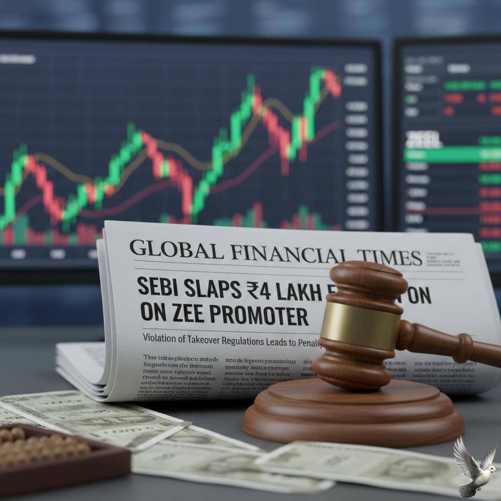 SEBI Penalizes Zee Promoter ₹4 Lakh for Takeover Regulation Violations