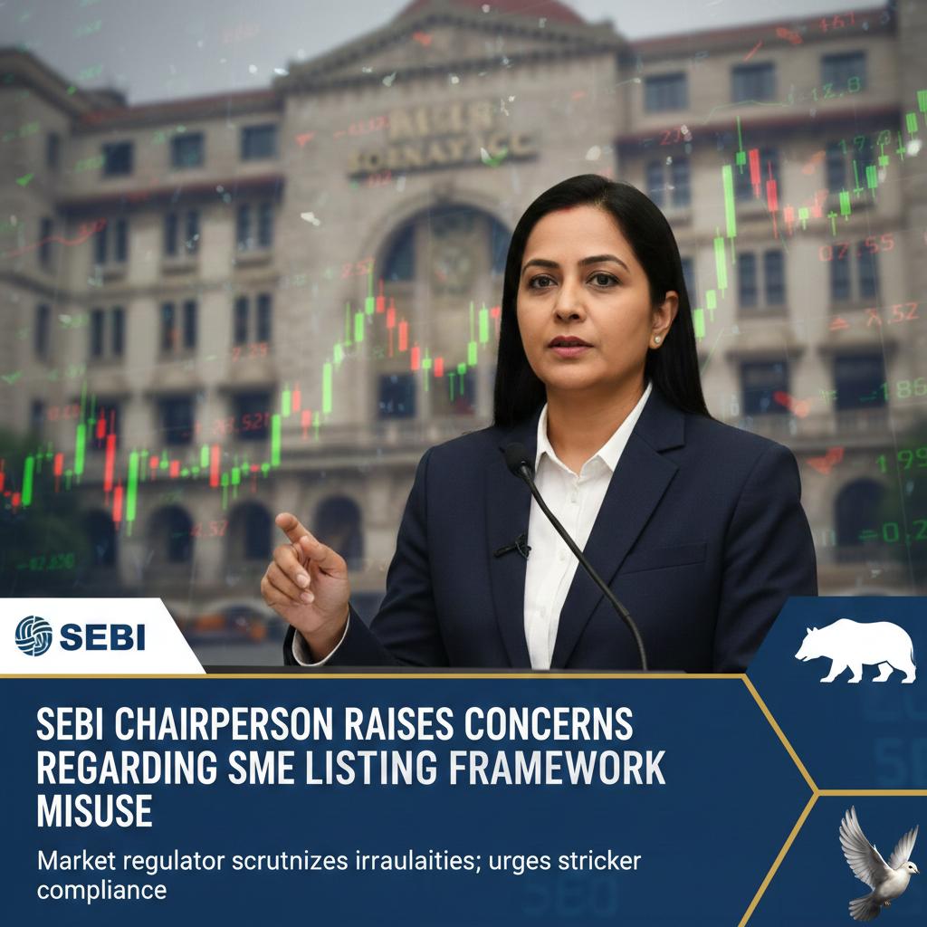 SEBI Chairperson Raises Concerns Regarding SME Listing Framework Misuse