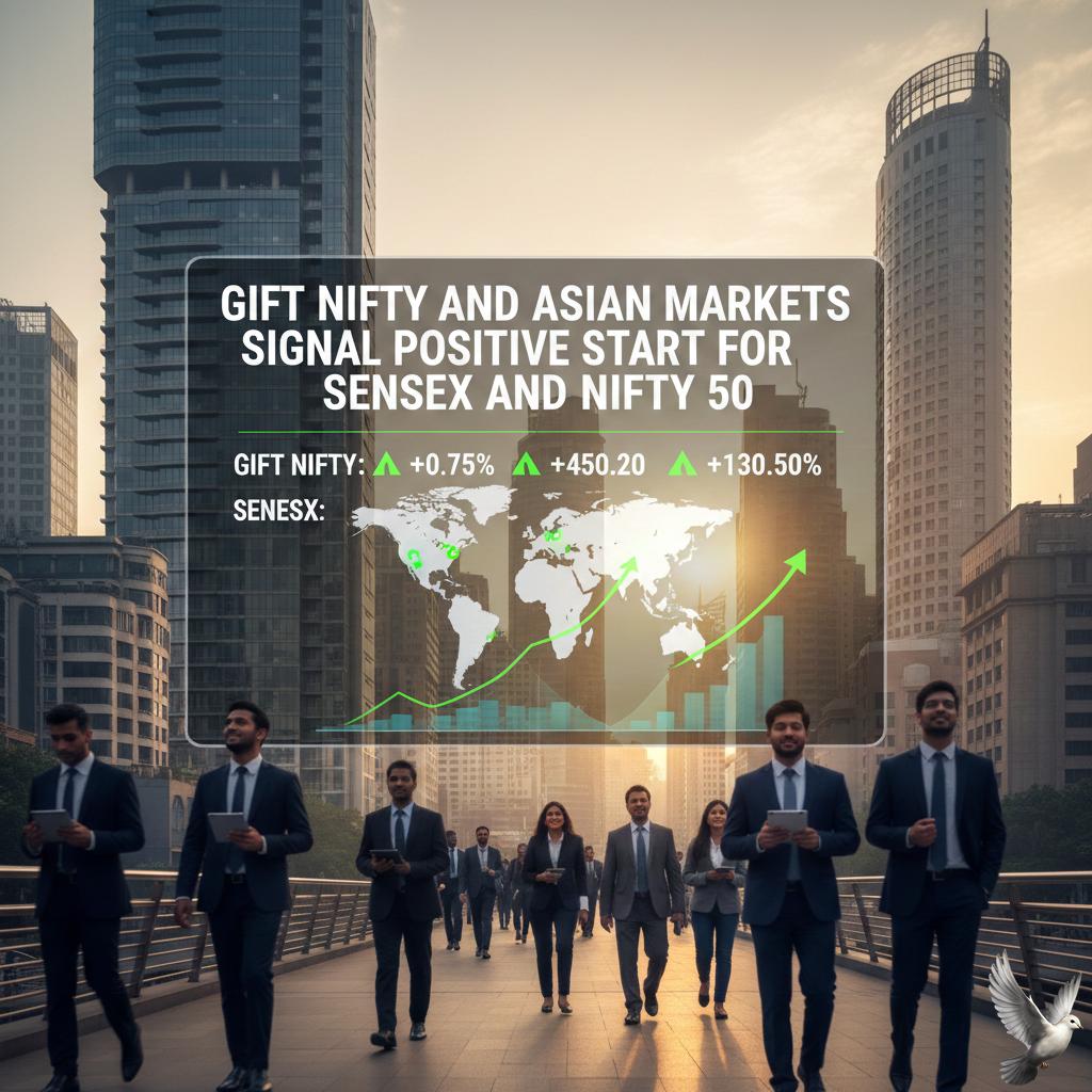 GIFT Nifty and Asian Markets Signal Positive Start for Sensex and Nifty 50