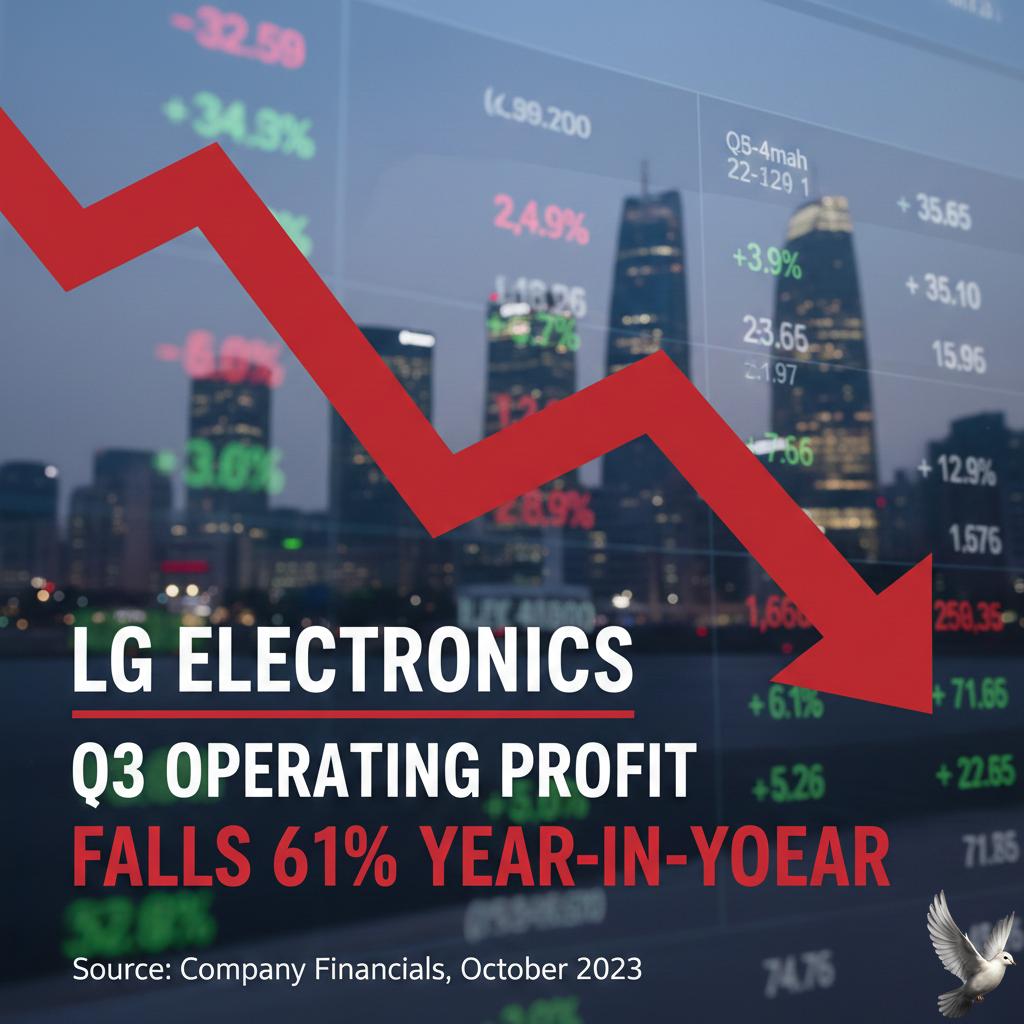 LG Electronics Q3 Operating Profit Falls 61% Year-on-Year