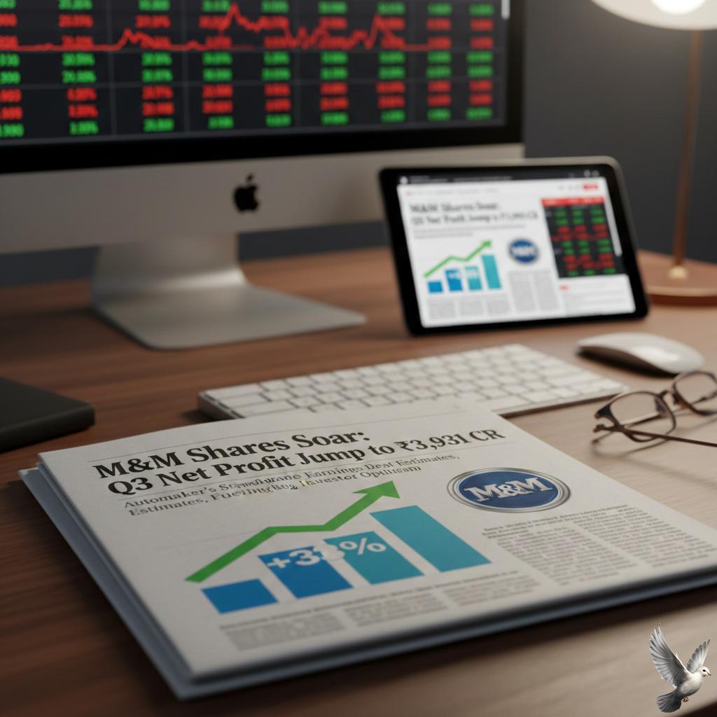 M&M Shares in Focus as Q3 Standalone Net Profit Rises 33% to Rs 3,931 Crore