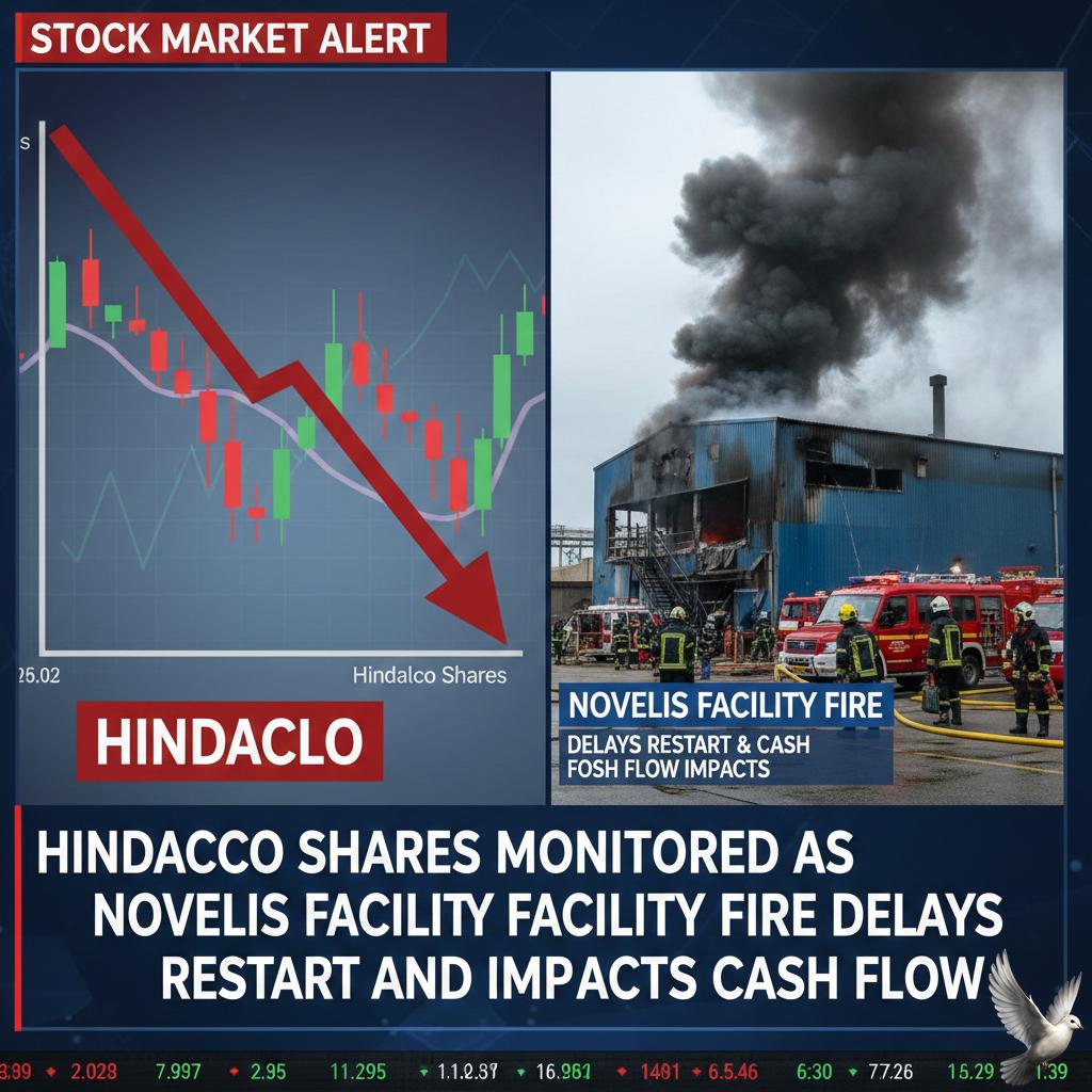 Hindalco Shares Monitored as Novelis Facility Fire Delays Restart and Impacts Cash Flow