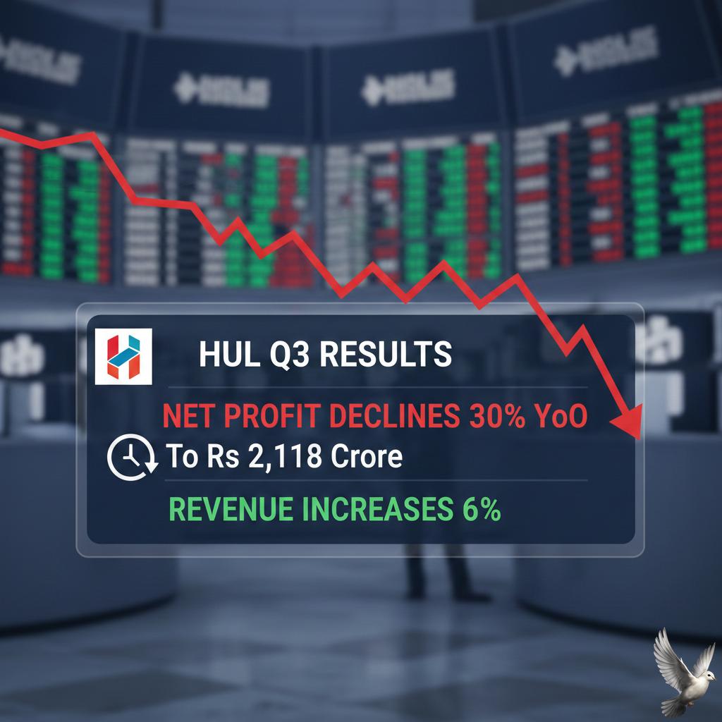HUL Q3 Results: Net Profit Declines 30% YoY to Rs 2,118 Crore While Revenue Increases 6%