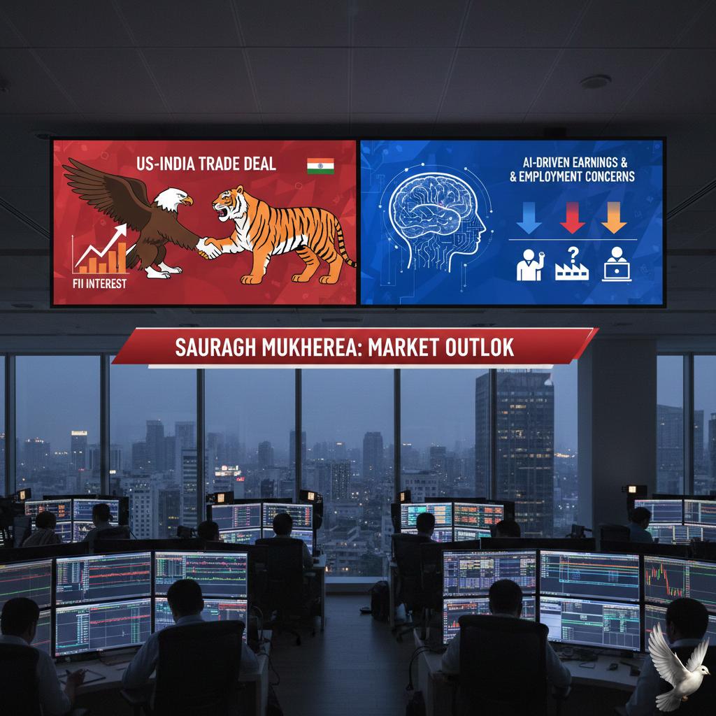US-India Trade Deal Sparks FII Interest Amid AI-Driven Earnings and Employment Concerns: Saurabh Mukherjea