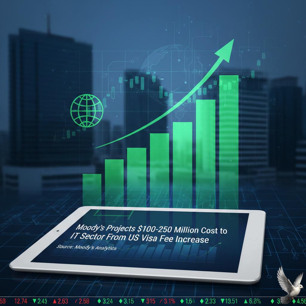 Moody's Projects $100-250 Million Cost to IT Sector From US Visa Fee Increase