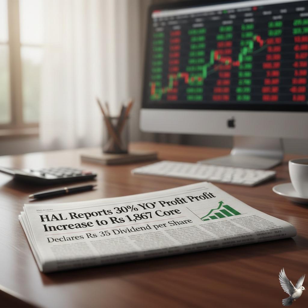 HAL Reports 30% YoY Profit Increase to Rs 1,867 Crore and Declares Rs 35 Dividend per Share