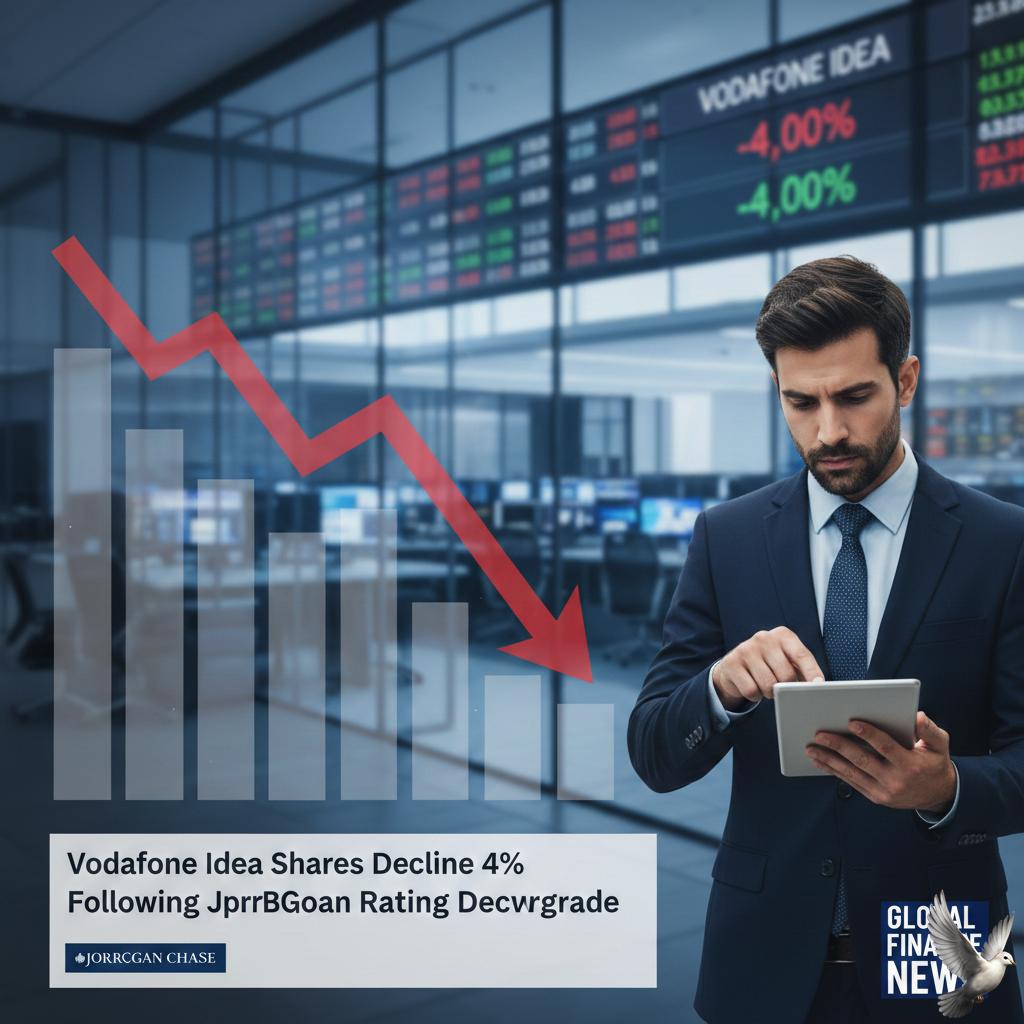 Vodafone Idea Shares Decline 4% Following JPMorgan Rating Downgrade