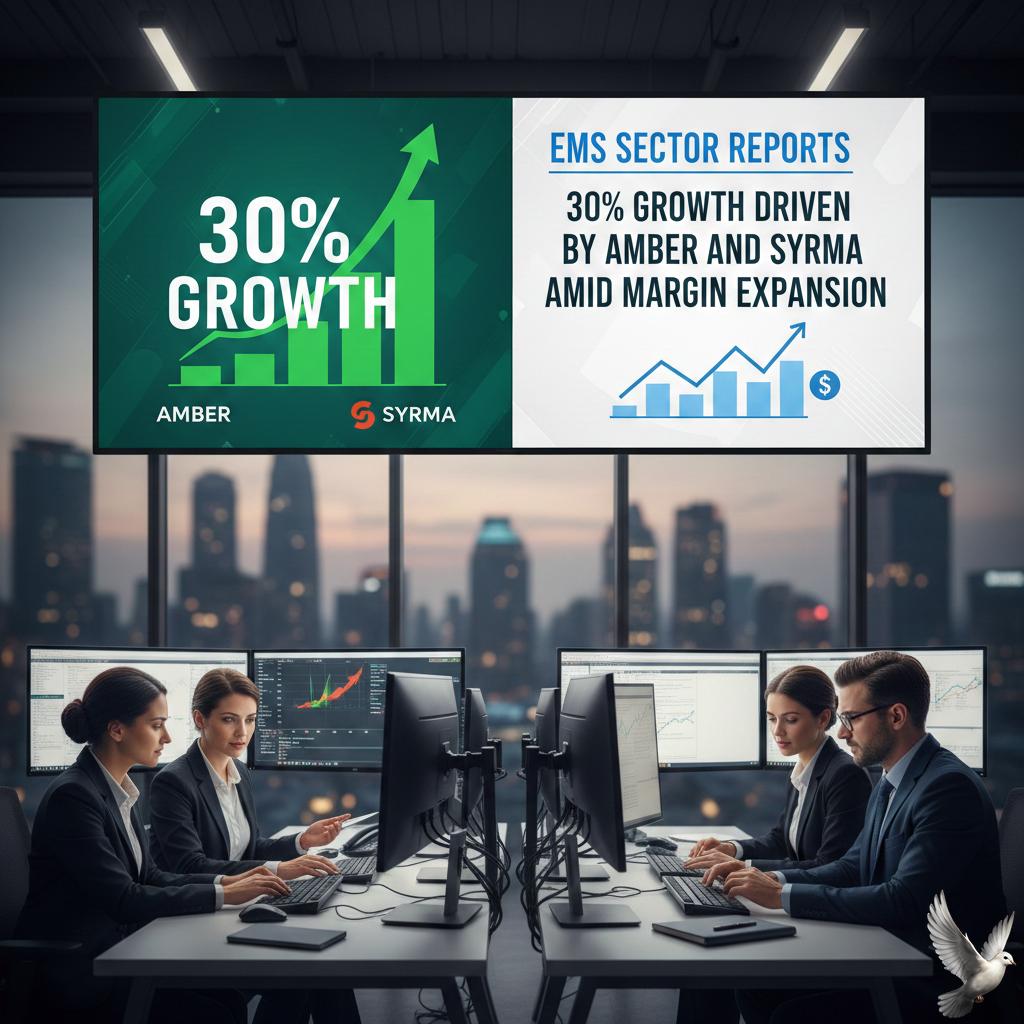 EMS Sector Reports 30% Growth Driven by Amber and Syrma Amid Margin Expansion