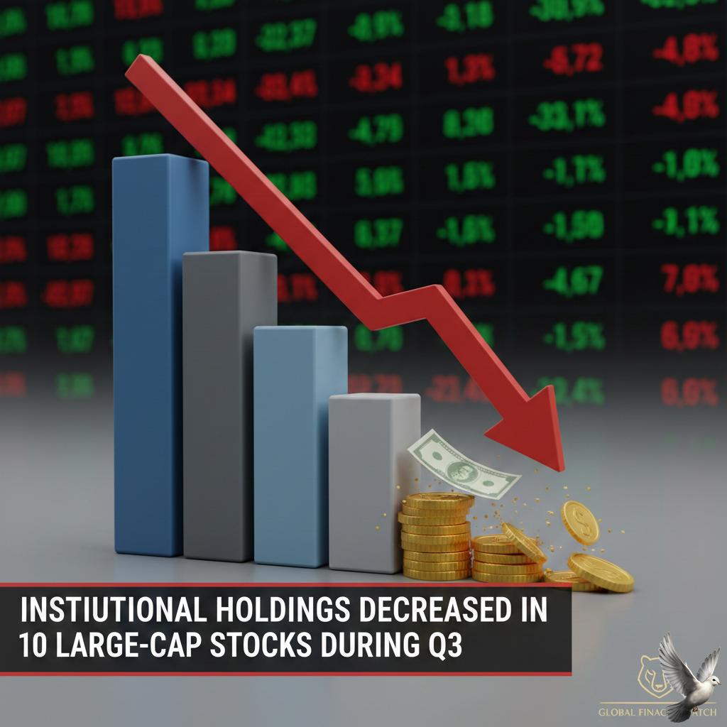 Institutional Holdings Decreased in 10 Large-Cap Stocks During Q3