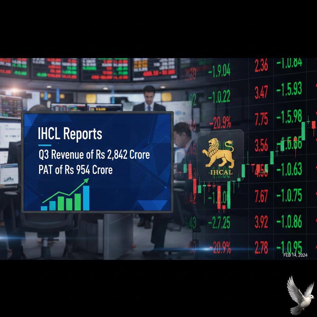 IHCL Reports Q3 Revenue of Rs 2,842 Crore and PAT of Rs 954 Crore