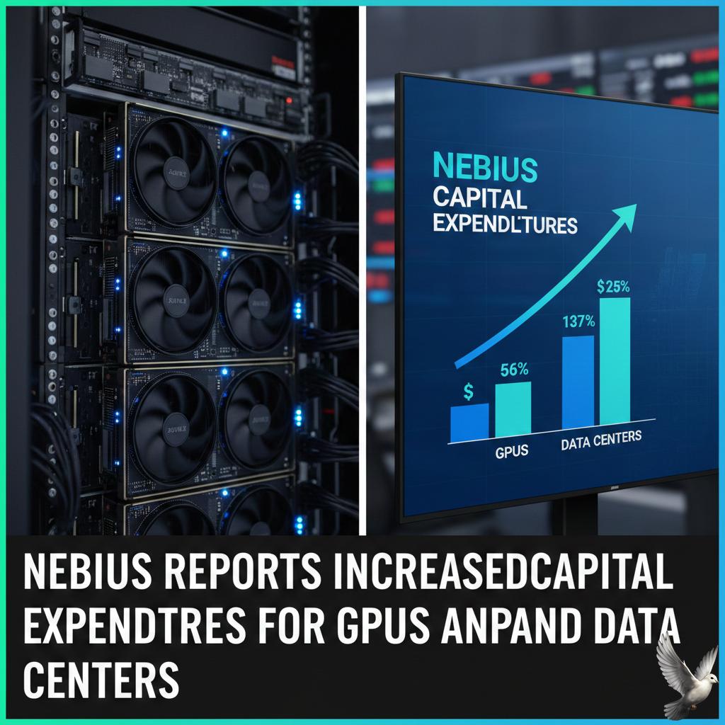 Nebius Reports Increased Capital Expenditures for GPUs and Data Centers