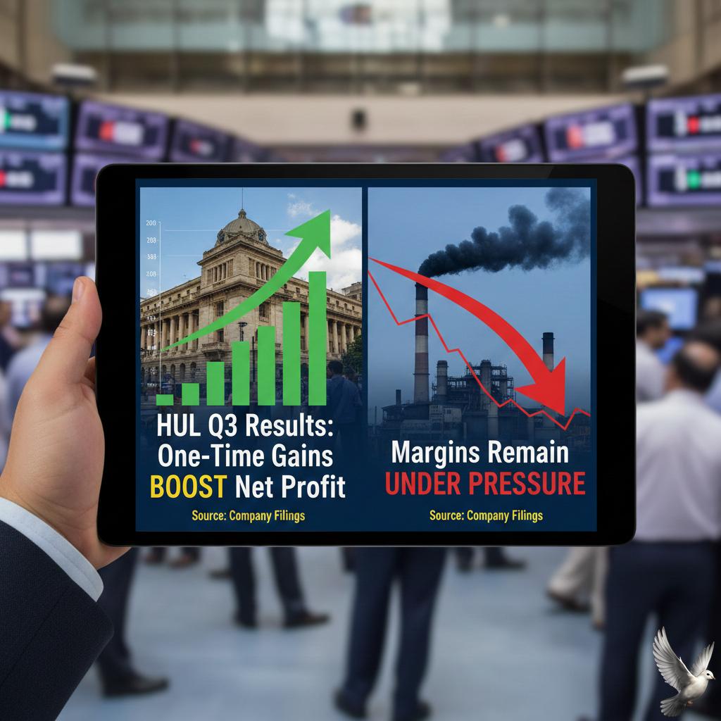 HUL Q3 Results: One-Time Gains Boost Net Profit While Margins Remain Under Pressure