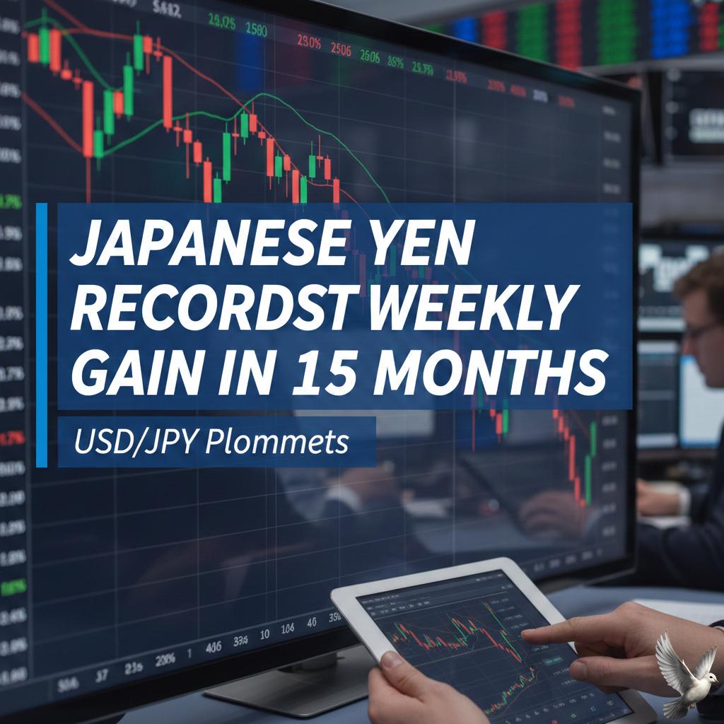 Japanese Yen Records Largest Weekly Gain in 15 Months