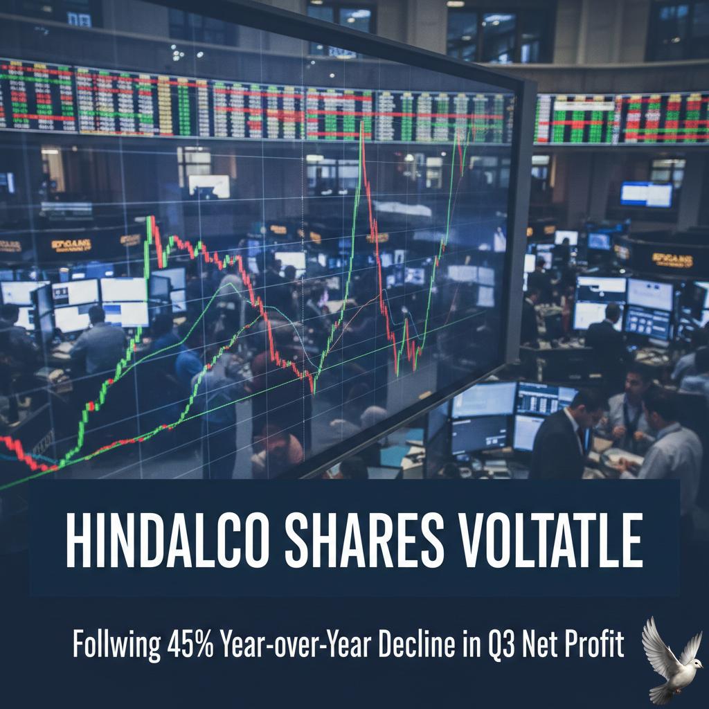 Hindalco Shares Volatile Following 45% Year-over-Year Decline in Q3 Net Profit