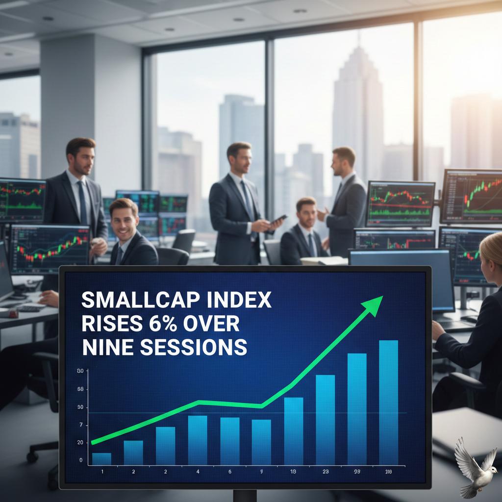 Smallcap Index Rises 6% Over Nine Sessions