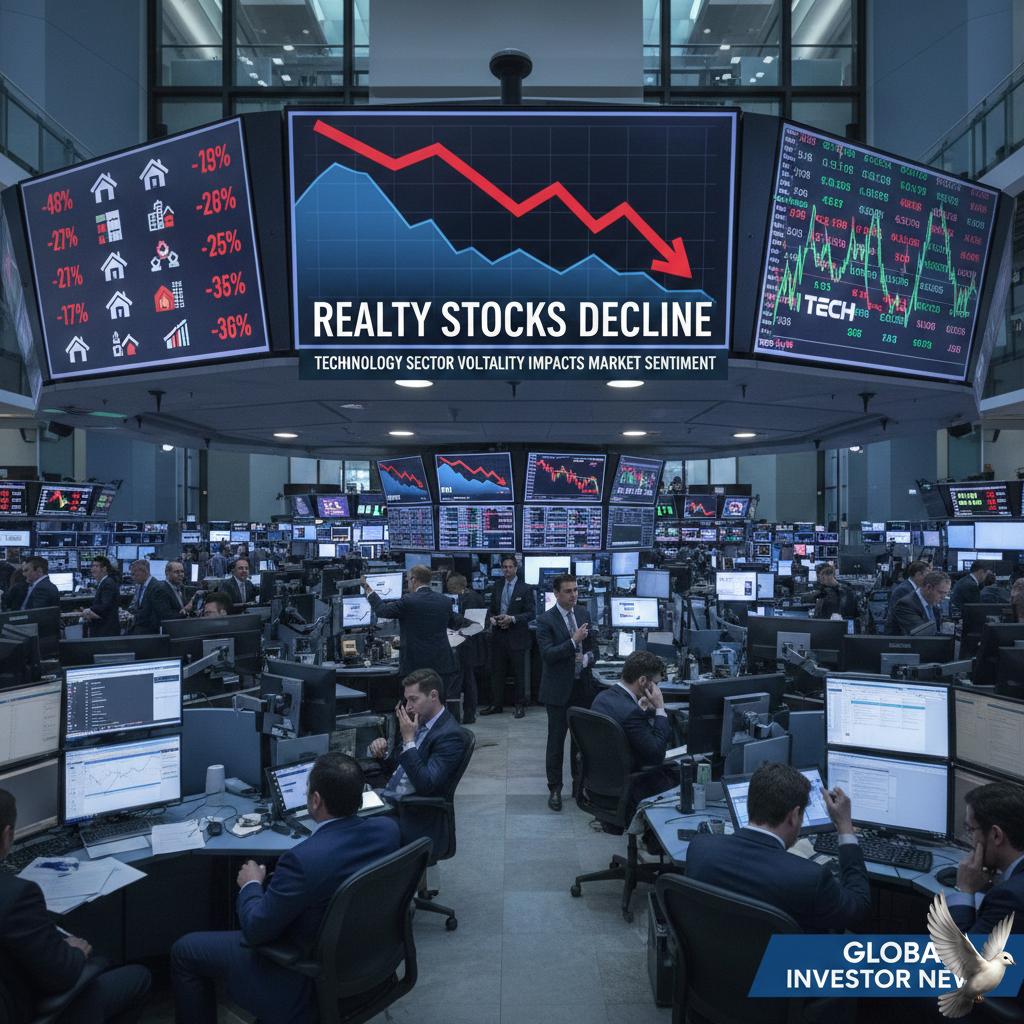 Realty Stocks Decline as Technology Sector Volatility Impacts Market Sentiment