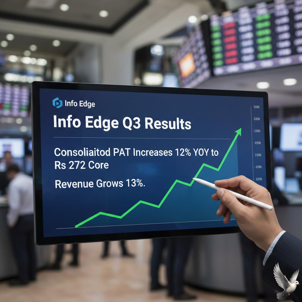 Info Edge Q3 Results: Consolidated PAT Increases 12% YoY to Rs 272 Crore, Revenue Grows 13%