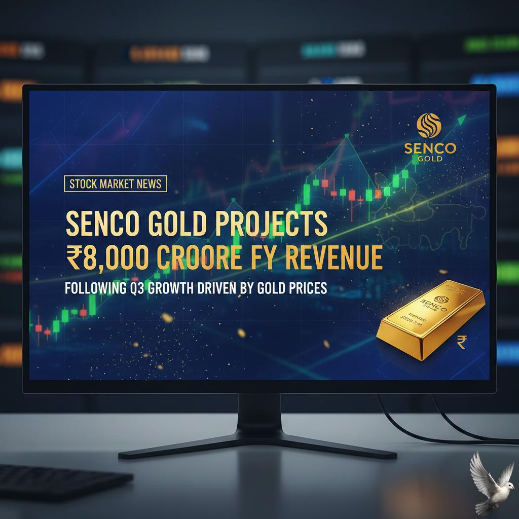 Senco Gold Projects ₹8,000 Crore FY Revenue Following Q3 Growth Driven by Gold Prices