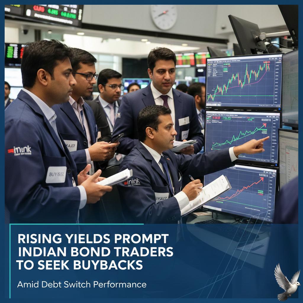 Rising Yields Prompt Indian Bond Traders to Seek Buybacks Amid Debt Switch Performance