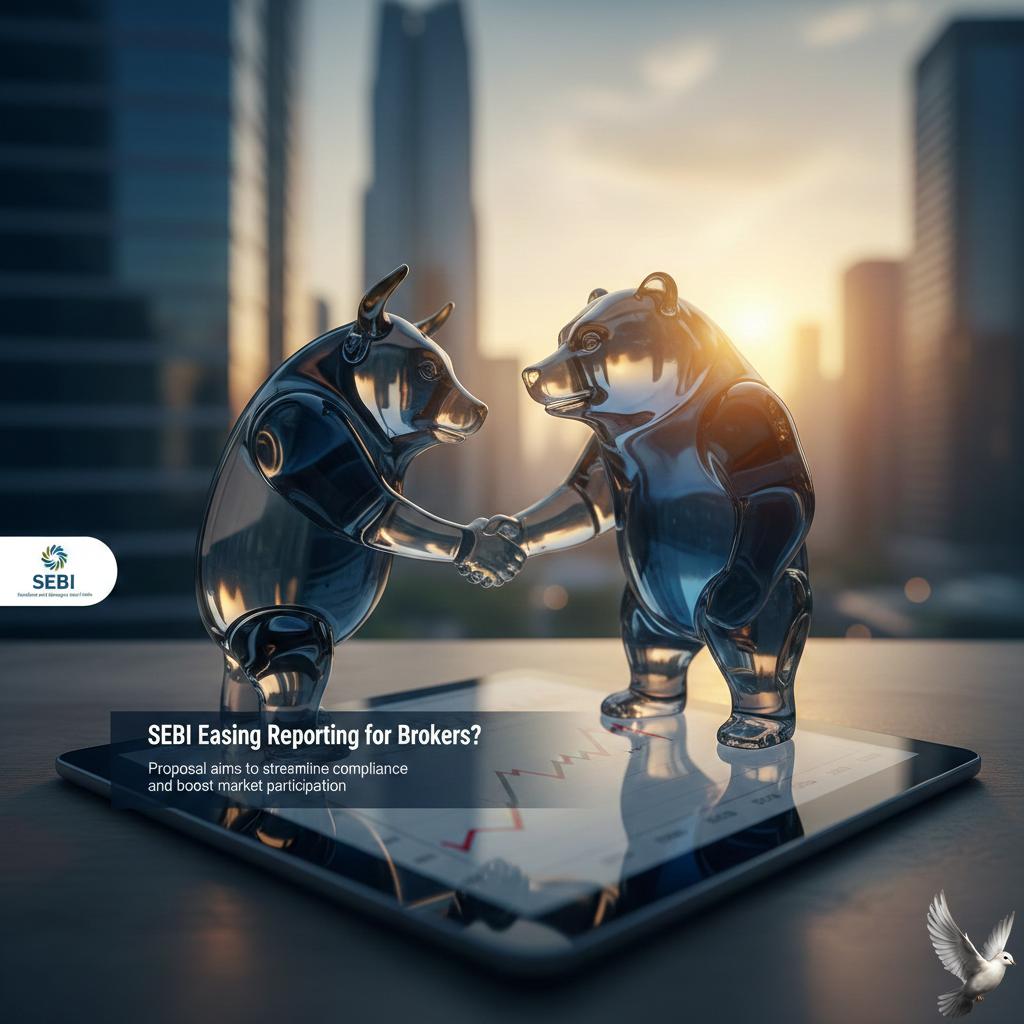 SEBI Considers Easing Reporting Requirements for Stock Brokers