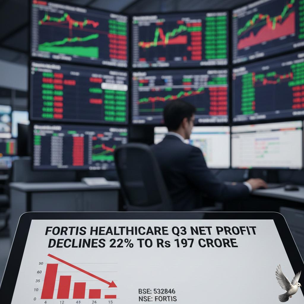 Fortis Healthcare Q3 Net Profit Declines 22% to Rs 197 Crore