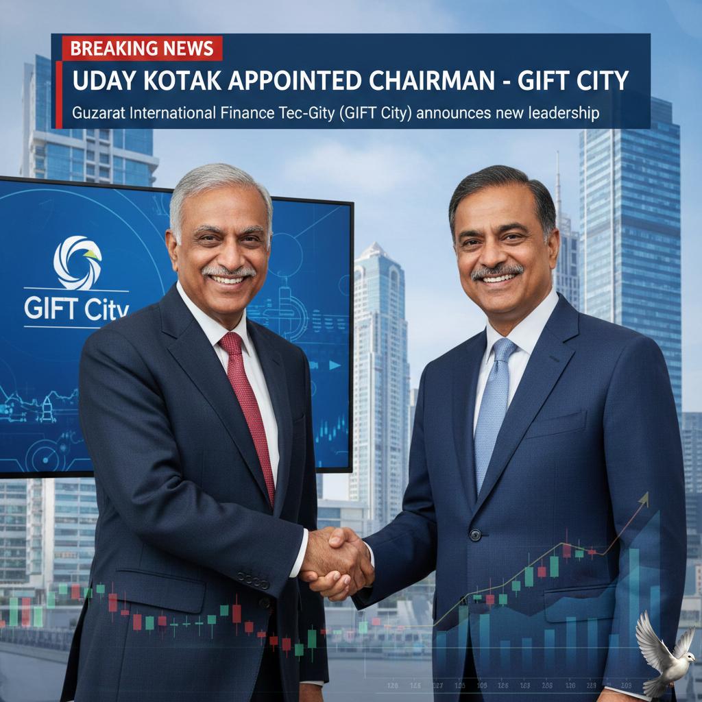 Uday Kotak Appointed Chairman of GIFT City