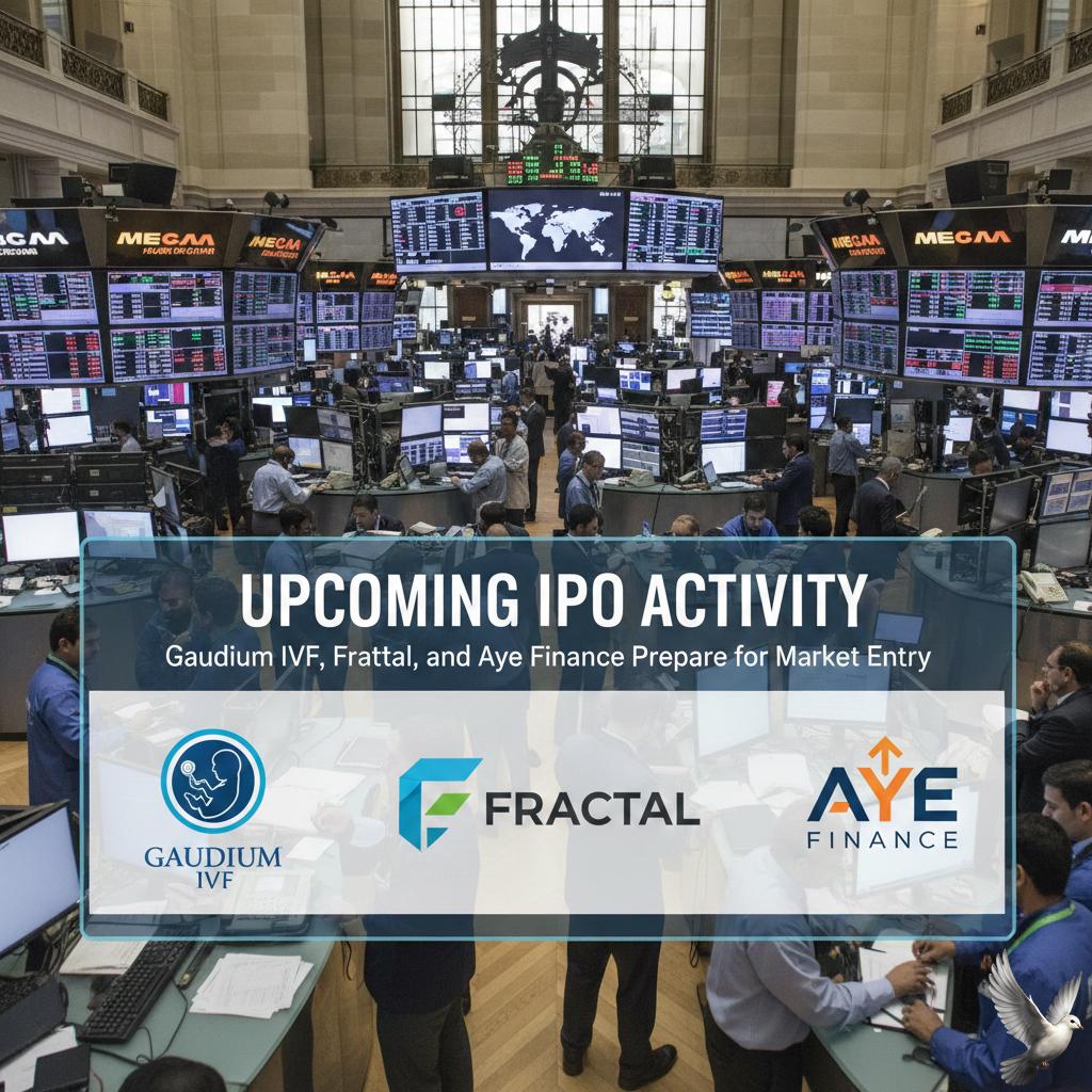 Upcoming IPO Activity: Gaudium IVF, Fractal, and Aye Finance Prepare for Market Entry