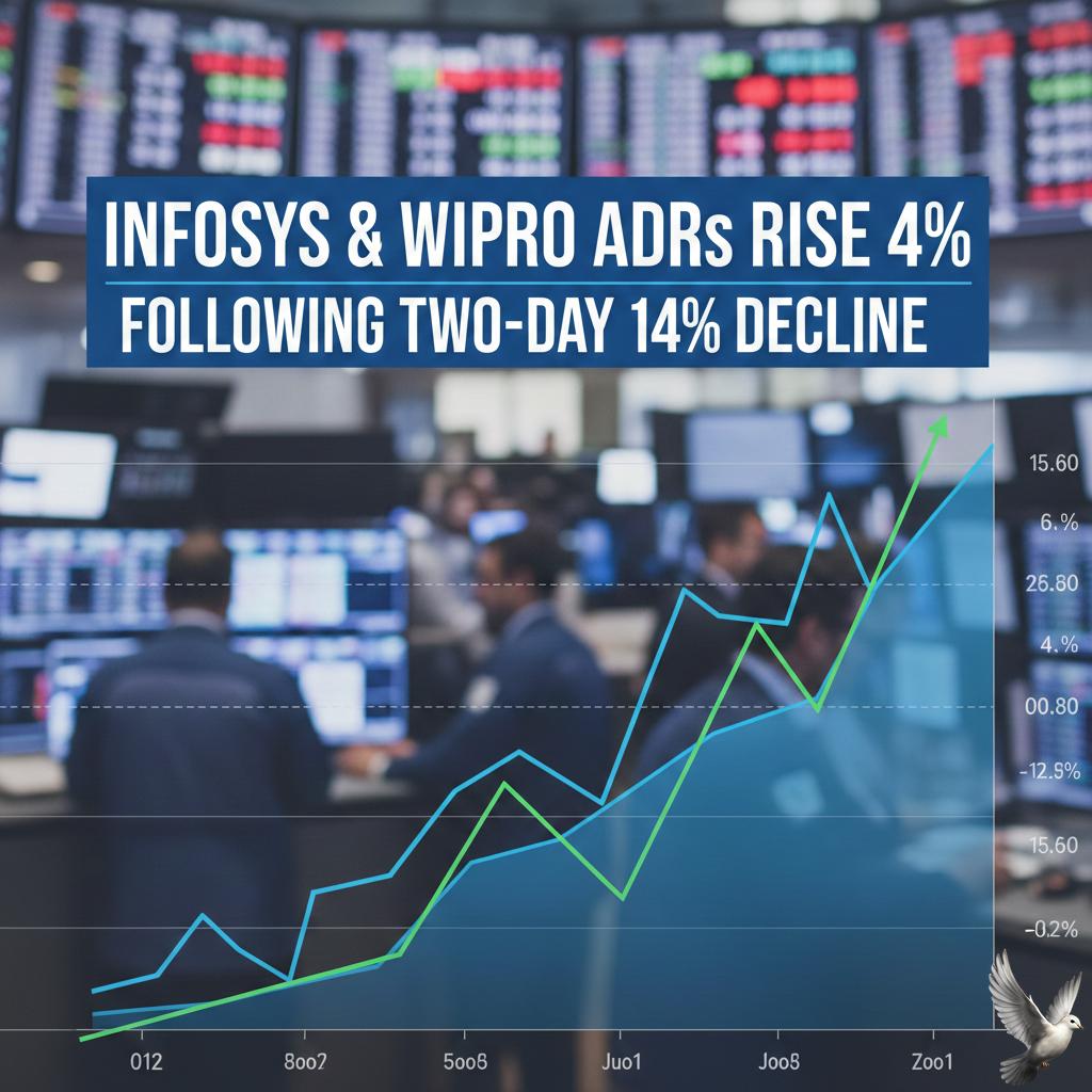 Infosys and Wipro ADRs Rise 4% Following Two-Day 14% Decline