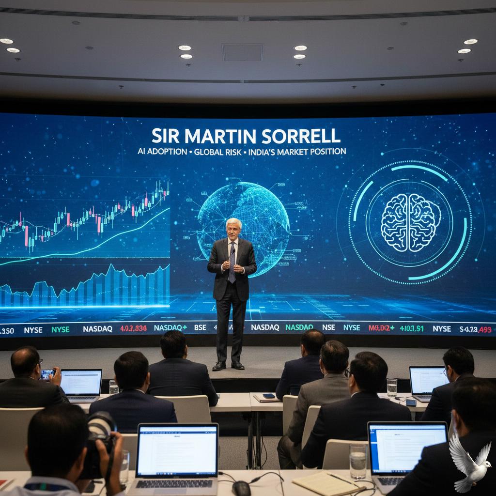 Sir Martin Sorrell on AI Adoption, Global Risk, and India’s Market Position