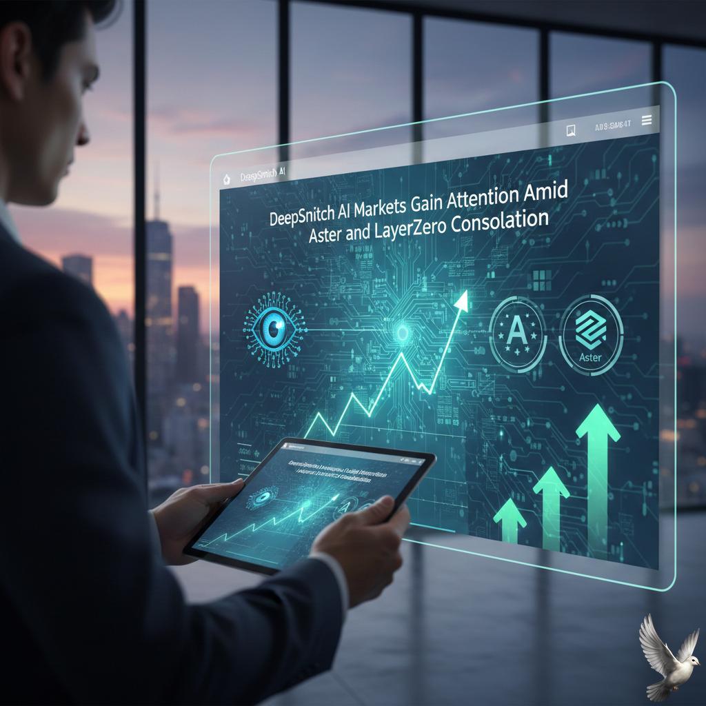 DeepSnitch AI Markets Gain Attention Amid Aster and LayerZero Consolidation