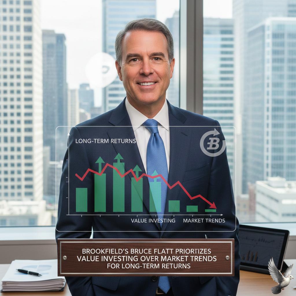 Brookfield's Bruce Flatt Prioritizes Value Investing Over Market Trends for Long-Term Returns