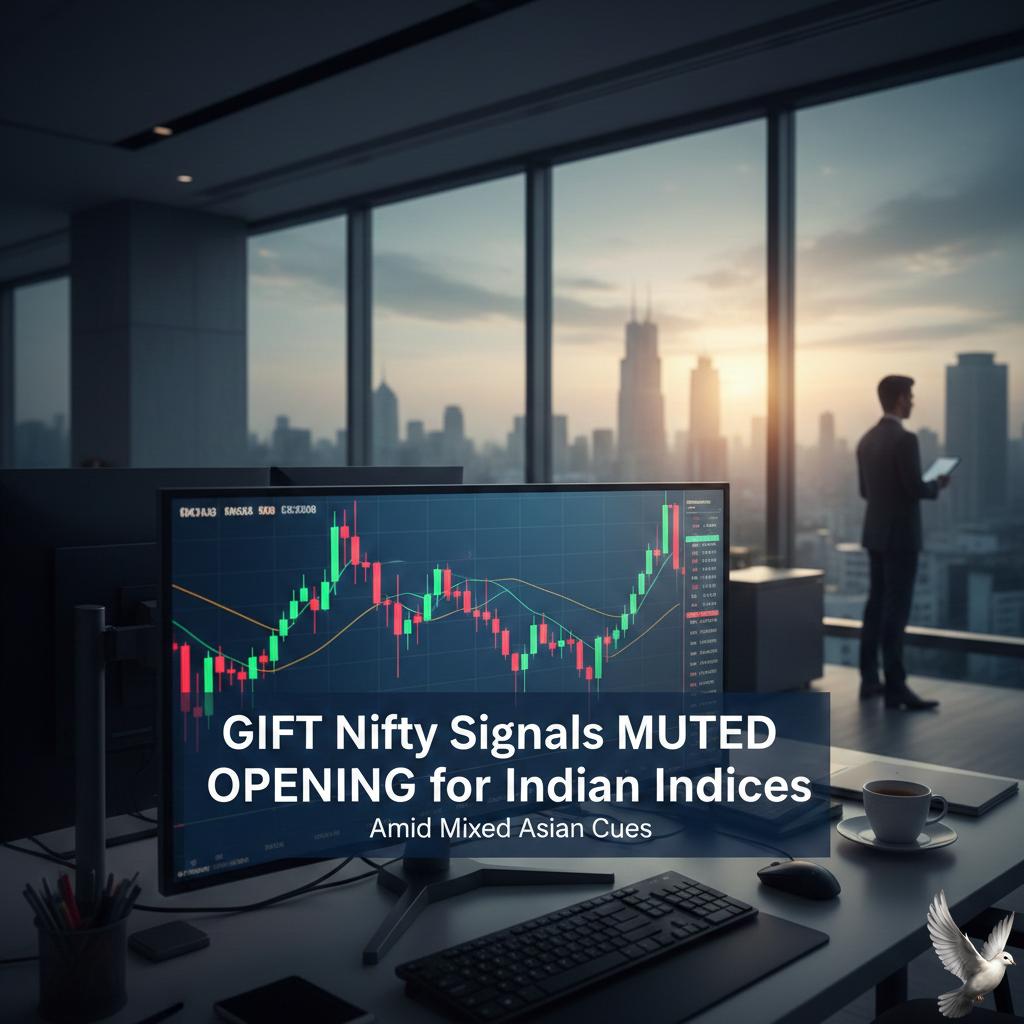 GIFT Nifty Signals Muted Opening for Indian Indices Amid Mixed Asian Cues